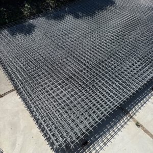 400.170 Draadmat 4 mm    5 x   5 cm - 2 x 3 m Gegalv