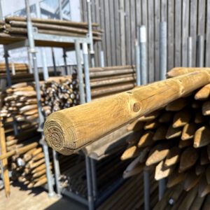 300.190 Gewolm. palen  2.50 x  7 gefreesd
