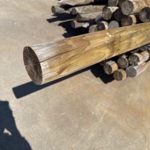 300.180 Gewolm. palen  3.00 x 10 gefreesd