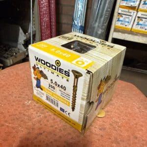 891.170 Woodies Geel verzinkt 5 x  40 mm p/200