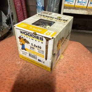 891.160 Woodies Geel verzinkt 5 x  50 mm p/st
