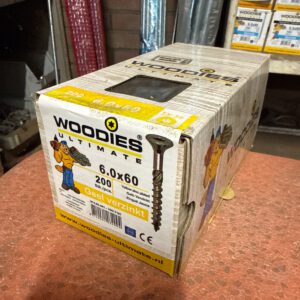 891.130 Woodies Geel verzinkt 6 x  60 mm p/200