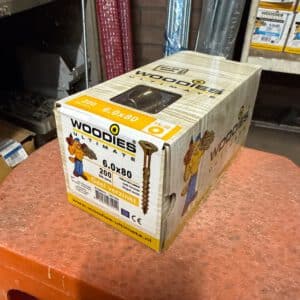 891.110 Woodies Geel verzinkt 6 x  80 mm p/200