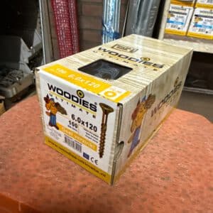 891.070 Woodies Geel verzinkt 6 x 120 mm p/100