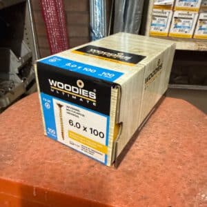 890.380 Schroeven Geel verzinkt 6 x 100 mm p/100