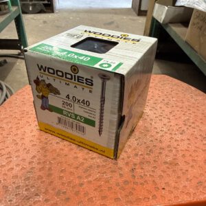 885.170 RVS Schroeven Woodies 4 x 40 mm - 200 st