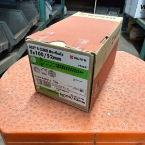 885.090 RVS Hardh. Schroeven 5 x 100 mm 100 st