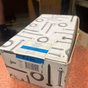 700.790 Slotschroeven 6 x 80 mm