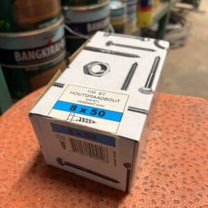 800.150 Houtdraaibouten  8 x  50 mm