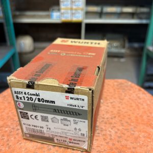 800.390 Pak ASSY Kombi Houtdraaibout 8 x 120 mm (75st)