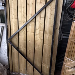880.783 Stalen Deurframe 100 x 155 cm - Zwart