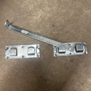 880.121 Overslag grendel Wit verzinkt 43 cm