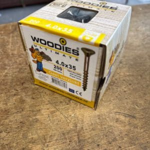 891.221 Woodies Geel verzinkt 4 x 35  mm p/200