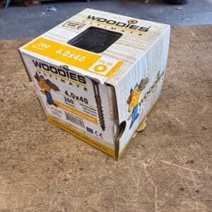 891.210 Woodies Geel verzinkt 4 x  40 mm p/200