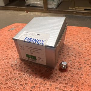 820.300 Pak Gegalv moeren   8 mm - 100 stuks